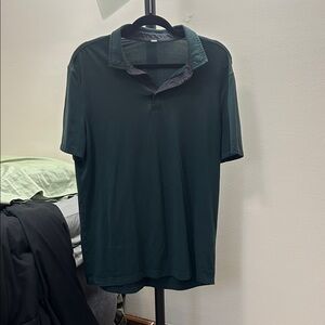 Lululemon Dark Green Polo Shirt